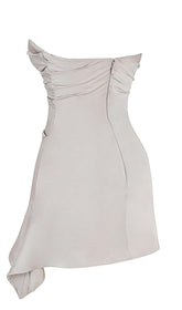 STRAPLESS CORSET DRESS